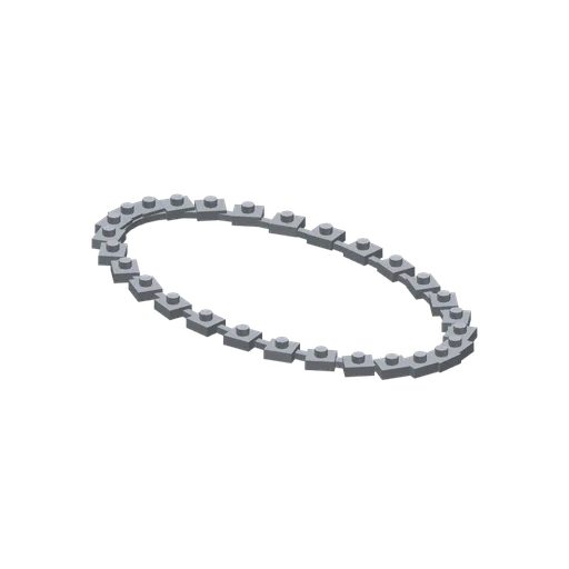 Static drive chain loop (Motorcycle Racing and Street Bikes)