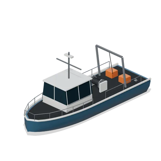 Coastal fishing trawler (Transport Collection HD)