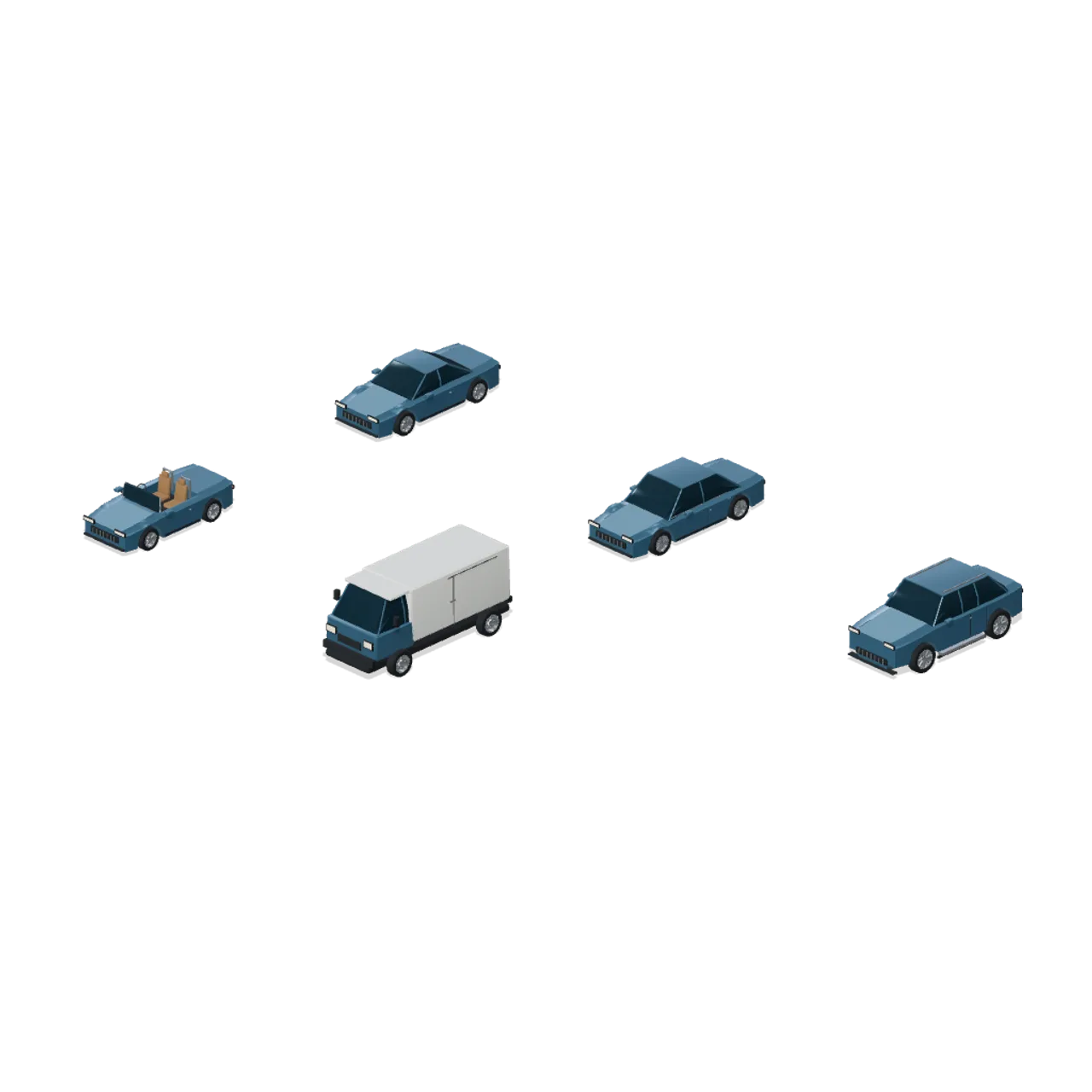Transport Collection HD assembled scene
