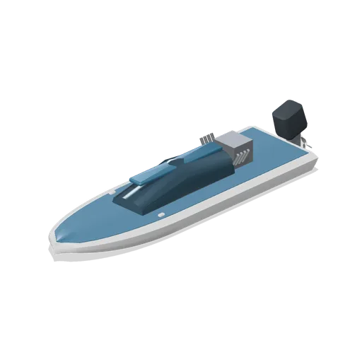 Long-deck drag boat (Powerboat Racing and Launch Ramp)