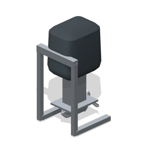 Outboard motor on transport stand (Powerboat Racing and Launch Ramp)