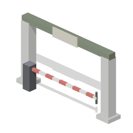 Camp Gate With Barrier (Armoured Column and Field Camp)