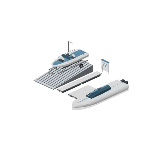 Powerboat launch ramp and docks (Powerboat Racing and Launch Ramp)