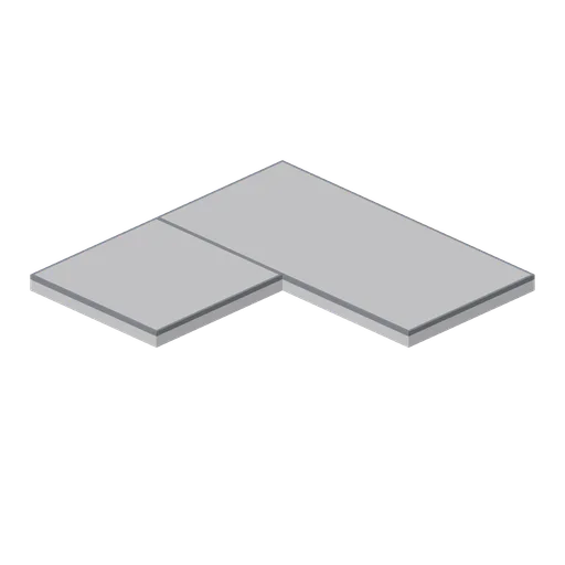 Greybox floor corner infill (Modular Greybox Architecture Kit)