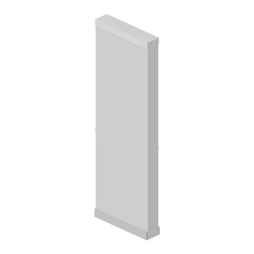 Greybox solid wall 1 m (Modular Greybox Architecture Kit)