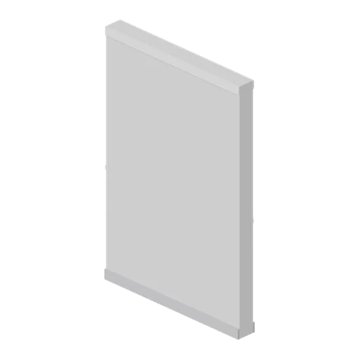 Greybox solid wall 2 m (Modular Greybox Architecture Kit)