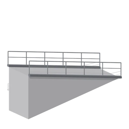 Greybox ramp 3 m rise (Modular Greybox Architecture Kit)