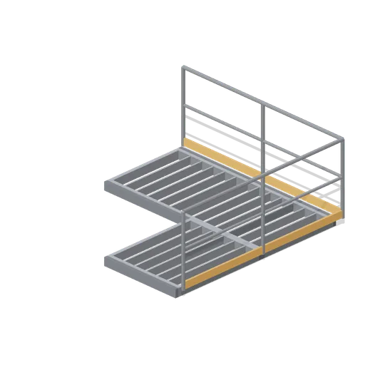 Greybox catwalk right-angle corner (Modular Greybox Architecture Kit)