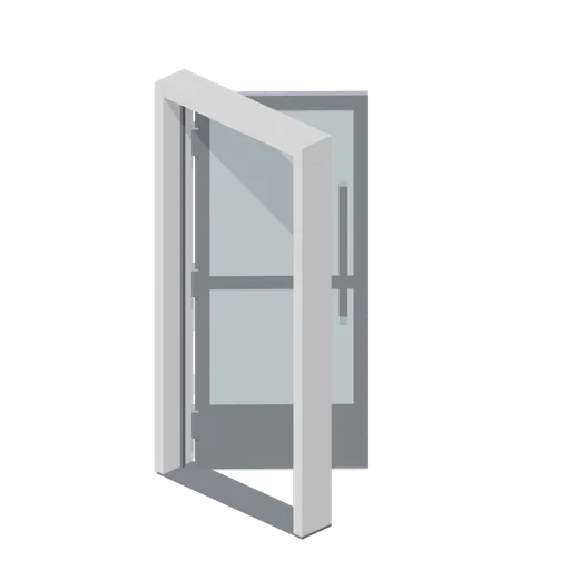 Greybox glazed door (Modular Greybox Architecture Kit)