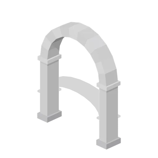Greybox semicircular arch opening (Modular Greybox Architecture Kit)