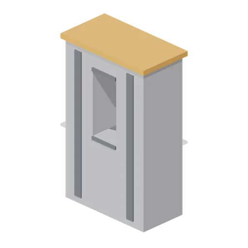 Greybox full cover block with firing slot (Modular Greybox Architecture Kit)