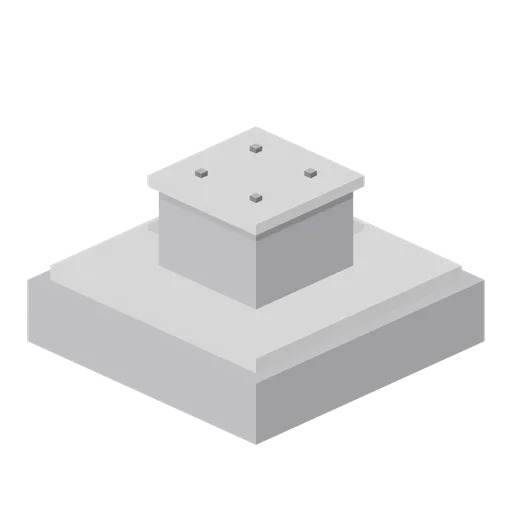 Greybox foundation pad (Modular Greybox Architecture Kit)
