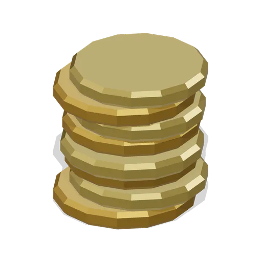 Coin stack icon (Game UI icon library)