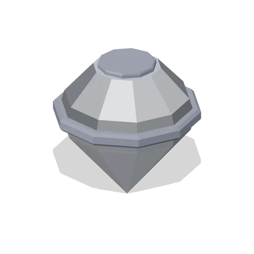 Round cut gem icon (Game UI icon library)