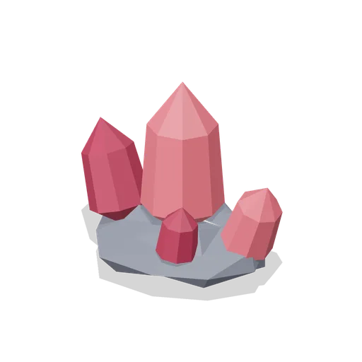 Ruby cluster icon (Game UI icon library)