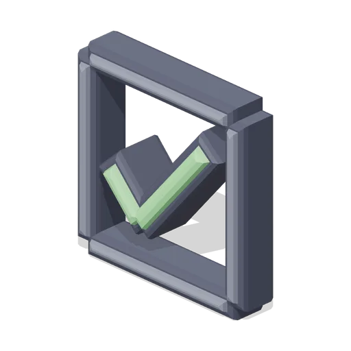 Checkbox tick icon (Game UI icon library)