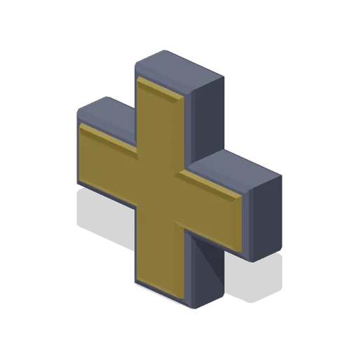 Plus mark icon (Game UI icon library)