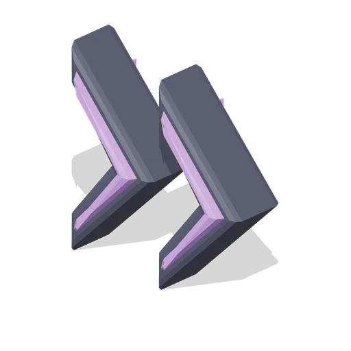 Double chevron icon (Game UI icon library)