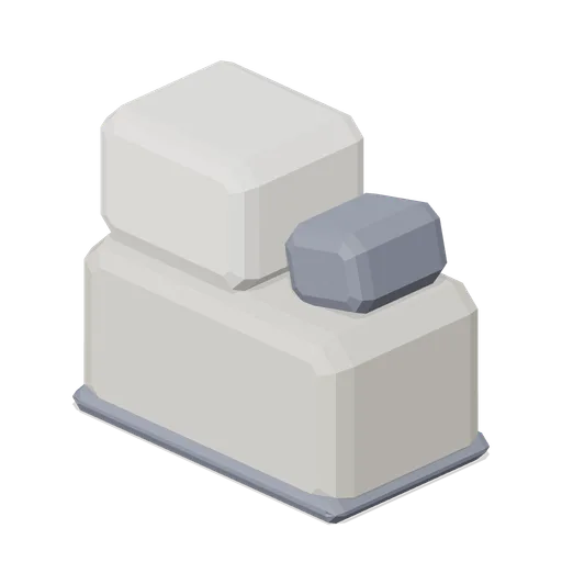 Stone block icon (Game UI icon library)