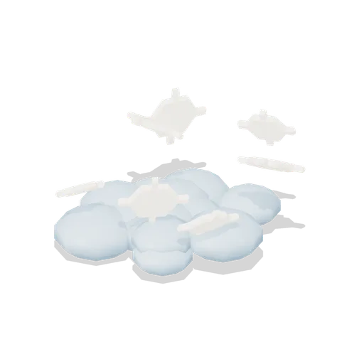 Snow puff (VFX Mesh Library)