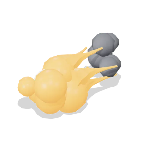 Fireball with flame tail (VFX Mesh Library)