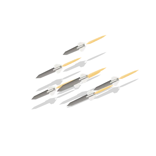 Flechette volley (VFX Mesh Library)