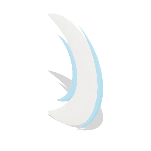 Single crescent slash (VFX Mesh Library)