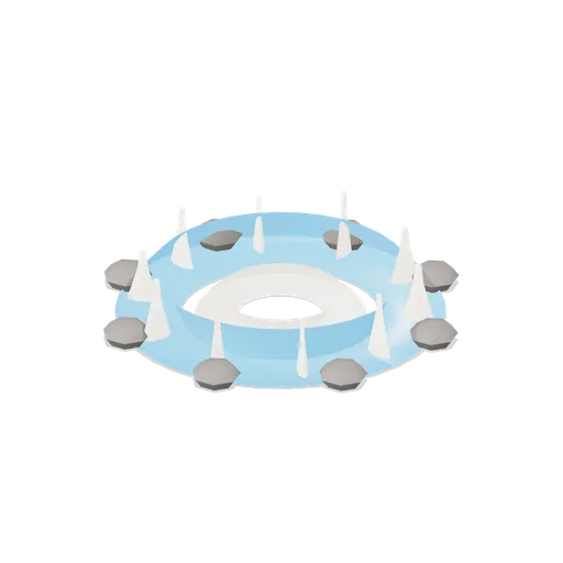 Shockwave ring, medium (VFX Mesh Library)