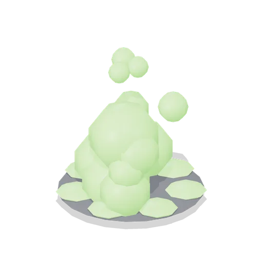Poison cloud lobes (VFX Mesh Library)