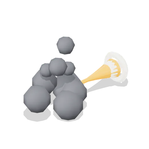 Suppressed discharge puff (VFX Mesh Library)