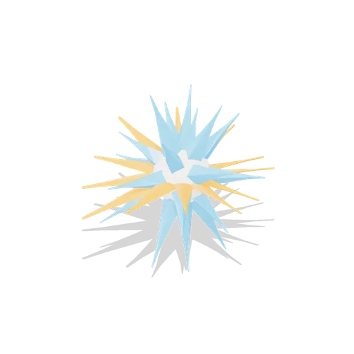 Radial impact burst, large (VFX Mesh Library)