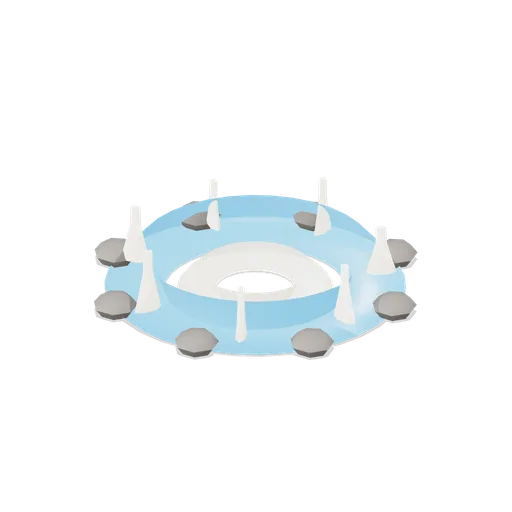 Shockwave ring, small (VFX Mesh Library)