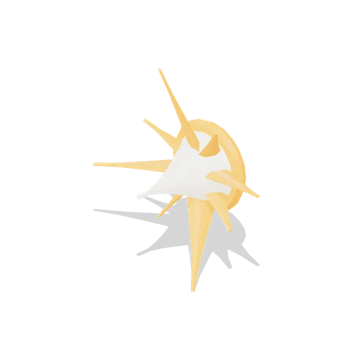 Muzzle star flash, large (VFX Mesh Library)