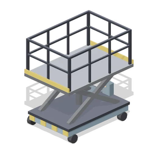 Self propelled scissor lift (Animated Mechanisms Kit)