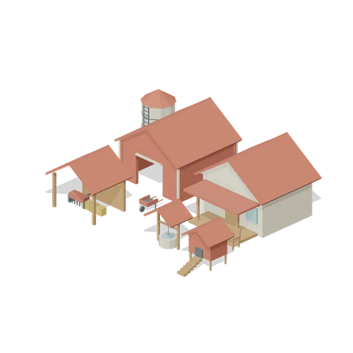 Homestead Farmyard (Cozy Farm and Homestead)
