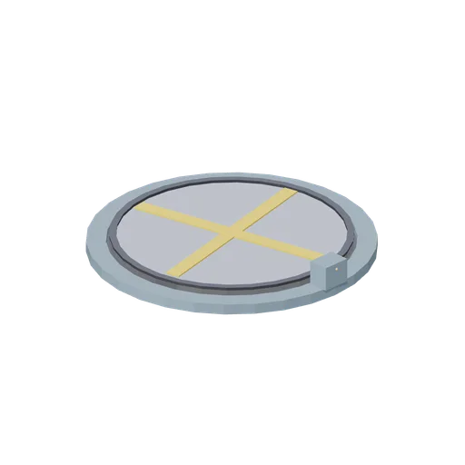 Vehicle turntable in a pit ring (Animated Mechanisms Kit)