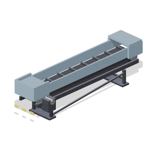 Straight cleated belt conveyor (Animated Mechanisms Kit)