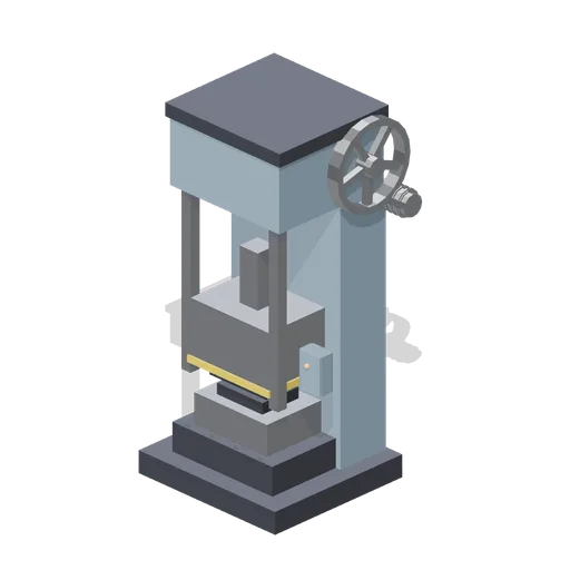 C frame stamping press (Animated Mechanisms Kit)