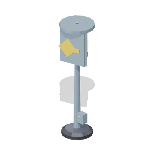 Three sided revolving pole sign (Animated Mechanisms Kit)