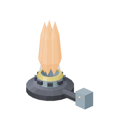 Floor flame vent with pilot (Animated Mechanisms Kit)
