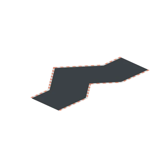 Left-right circuit chicane (Grand Prix Circuit and Open-Wheel Cars)