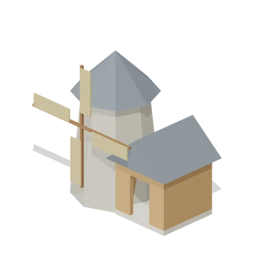 Grain Mill (Medieval RTS Faction Buildings)