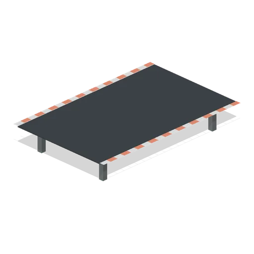 Elevated bridge straight (Grand Prix Circuit and Open-Wheel Cars)