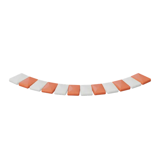 Corner kerb strip (Grand Prix Circuit and Open-Wheel Cars)