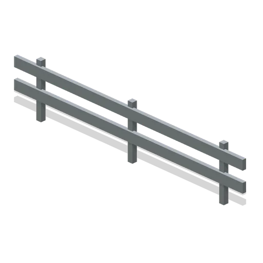 Straight double guardrail (Grand Prix Circuit and Open-Wheel Cars)