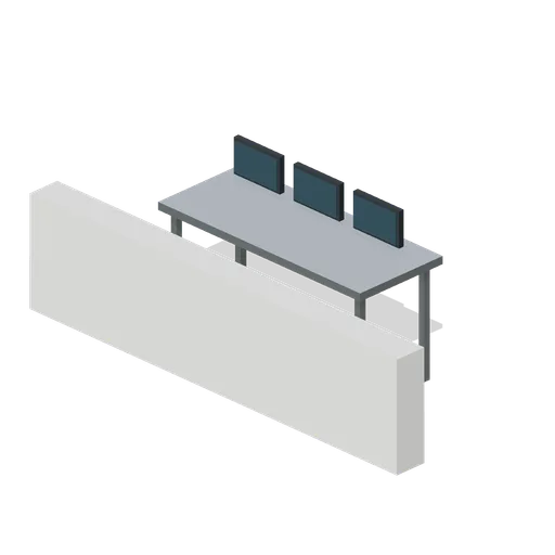 Pit wall monitor stand (Grand Prix Circuit and Open-Wheel Cars)