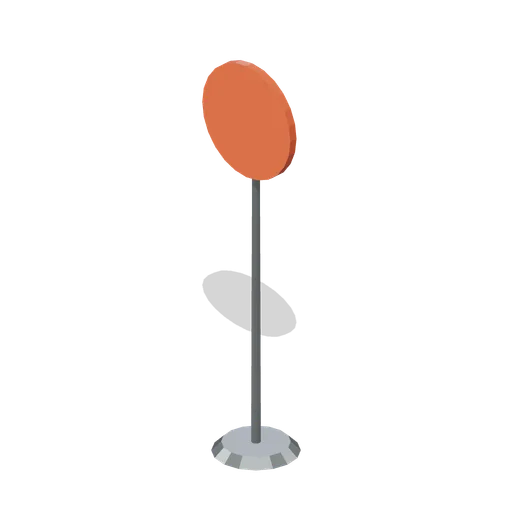 Pit release lollipop sign (Grand Prix Circuit and Open-Wheel Cars)