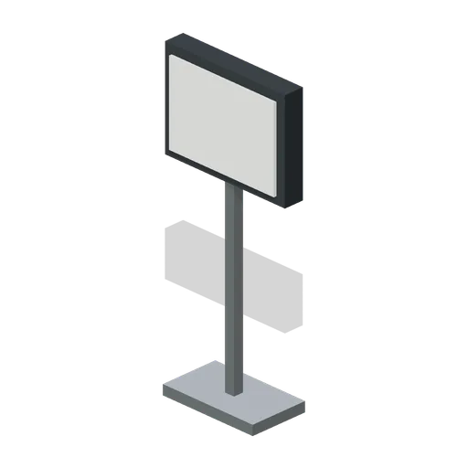 Blank braking distance board (Grand Prix Circuit and Open-Wheel Cars)
