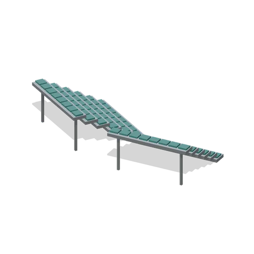 Angled grandstand corner (Grand Prix Circuit and Open-Wheel Cars)