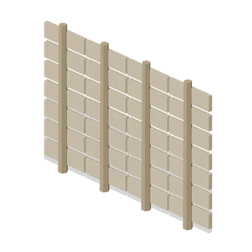 Revetment Wall (Woven Hurdle) (Trench Line 1917)
